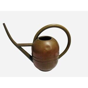 Antique 1920s Chase Copper & Brass Watering Can Art Deco Designer Vintage USA